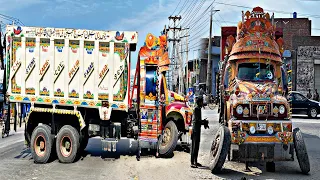 See Bad Road Repair Work | Bed four truck incredible repairs | #repairing #broken #pakistan #truck