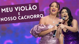 Mari e Rayane cantam "Meu Violão e Nosso Cachorro" no Faustão