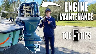 How To Maintain Your Outboard Engines (and Boat) - Top 5 Tips