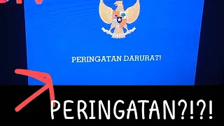 Muncul Peringatan Di Tv😨😨