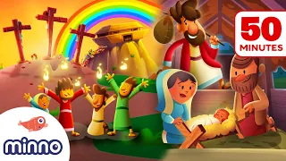 9 ASTONISHING Kids Bible Stories That Changed the World! | 50 Minutes of Bible Stories for Kids