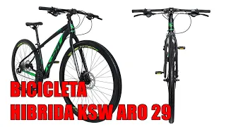 Bicicleta híbrida ksw Aro 29 | bike ksw xlt aro 29