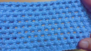 Easy and beautiful crochet stitch pattern.