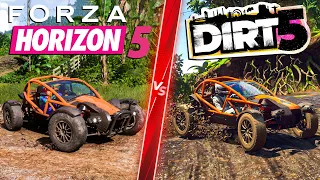 Forza Horizon 5 vs Dirt 5 - Direct Comparison! Attention to Detail & Graphics! PC ULTRA 4K