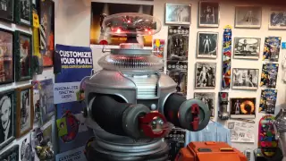 The Lost in Space robot speaks!