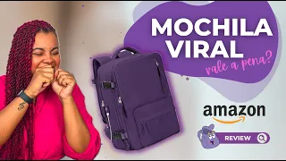 Review: Mochila da moda ou só marketing? Testando mochila viral da Amazon! Sem enrolação ✨😅