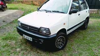 Maruti 800 modified || modified maruti 800 || 12 inch alloy wheel