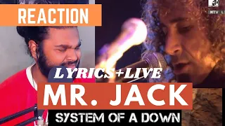 SOUTH AFRICAN REACTION TO System of a Down - Mr. Jack Lyrics+Mr. Jack live (HD/DVD Quality)