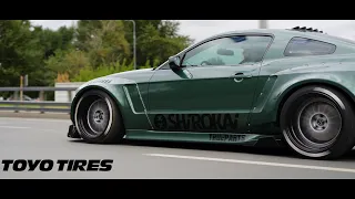 Ford Mustang s197 in Shirokai widebody kit