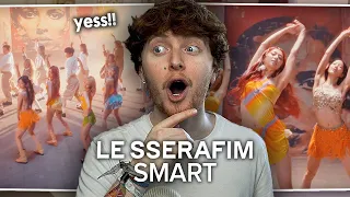 LOVING THE VIBE! (LE SSERAFIM - 'Smart' Official MV | Reaction)