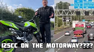 Can you take a 125cc motorcycle on the motorway? Should you take a 125cc motorcycle on the motorway?