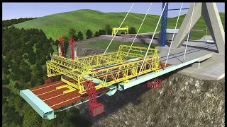 MSIKABA CABLE STAY BRIDGE, DECK LAUNCHING, SOUTH AFRICA