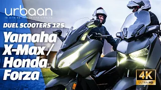 Duel Honda Forza 125 vs Yamaha XMax 125 - 2024 - urbaanews