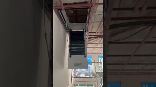 Metal otomatik katlanır çatı merdivenimiz.