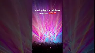 rainbow lasers bringing me back to life ❤️ 13 days to Seattle!