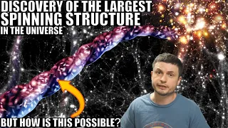 Unexpected Discovery: Largest Rotating Structure in the Universe