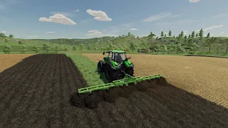 FS 22 Haut-Beyleron (Precision Farming) * 3 * Baling Straw, Soil Information, Merging F38 & 39