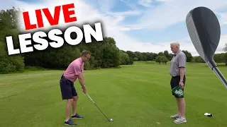 how to hit the HYBRID RESCUE UTILITY golf club every time  - LIVE GOLF LESSON