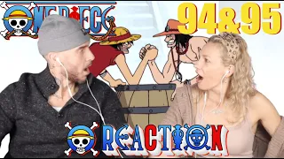 ONE PIECE eps. 94/95 LUFFY HAS A BROTHER? 🔥👒 | ACE |