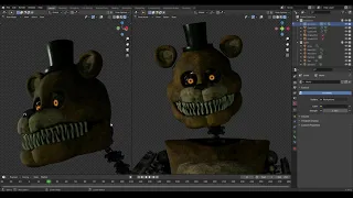 nightmare freddy speed-modelling | part 1