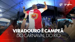 #Viradouro é campeã do #carnaval do #RiodeJaneiro #g1 #JN #Carnavalnog1