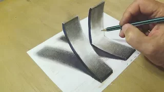 How To Draw A 3d Letter K With Charcoal Pencils