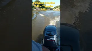 Piraguon Ecoplas 540 con Yamaha 25hp