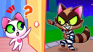 OH NO! Stranger in the House 😱 Safety Rules for Kids 😻 Purr-Purr Kids Stories