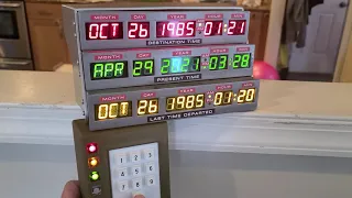 Back to the Future Time Circuits Display DIY by CircuitSetup.us