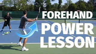 Tennis Forehand Technique - 5 Steps To Crazy Power On Your Forehand