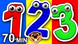 "Numbers 123 Songs" Collection Vol. 1 | 3D Compilation, Teach Toddlers How to Count, Learn 123s