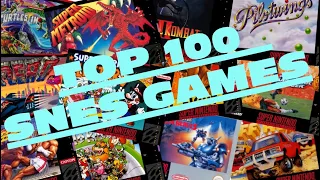 TOP 100 SNES Games in One Hour (1H)