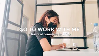 go to work with me ☕️| Silent Vlog Indonesia | PP 6 jam dalam sehari naik KRL 🚂