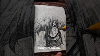 [ASMR] Drawing Madara  Uchiha 😈✨️ #satisfying #shorts #asmr