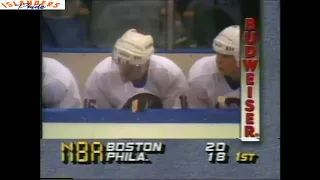 November 25 1986 Penguins at Islanders NHL on ESPN clip