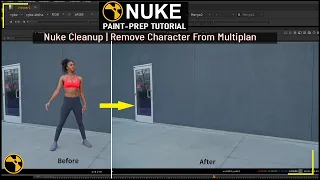 Nuke Cleanup Tutorial | Remove Character From Multiplan in Nuke | Nuke Cleanup Using 3D Projection