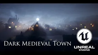 Dark Medieval Town in Ue4 (speed level design)