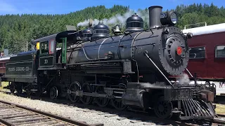 Mt. Rainier Railroad & Logging Museum Steam Train