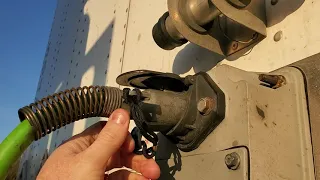 The best way to deal with flickering trailer lights on a commercial vehicle.