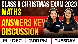 Class 6 Maths Christmas Exam | Answer Key Discussion | Exam Winner