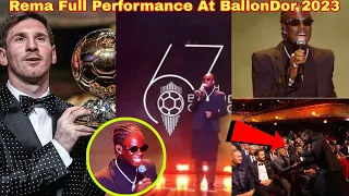 Rema Full Performance At 2023 BallonDor FULL VIDEO