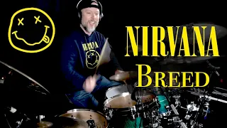 Nirvana - Breed [Drum Cover by Twinstrumental]