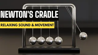 Newtons Cradle ASMR Relaxing Ticking Sound for Sleep & Stress Issues