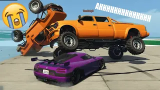 I've never laughed this hard! - GTA Sumo Minigame Funny Moments