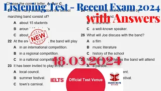 IELTS Listening Practice Test 2024 with Answers | 18.03.2024