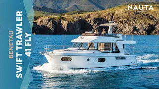 Beneteau Swift Trawler 41 Fly - Full exterior and Cabin tour