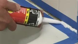 Caulk Your Tub with Blue Tape Easily - Quick Tip