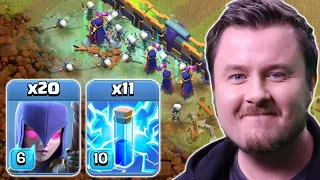 BLITZ ZAUBER zu STARK auf Rathaus 15 ? | MASS HEXEN in Clash of Clans