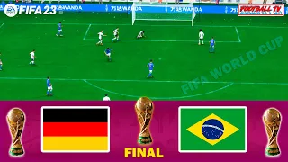 FIFA 23 | GERMANY vs BRAZIL - FIFA WORLD CUP FINAL | FULL MATCH | PC GAMEPLAY [4K]