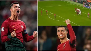 Cristiano Ronaldo Free kick goal Portugal vs Liechtenstein 4-0 #euro2024